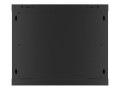 LANBERG SZAFA WISZĄCA RACK 19" 9U 600X600 DRZWI METALOWE CZARNA (FLAT PACK) WF01-6609-00B