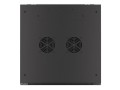 LANBERG SZAFA WISZĄCA RACK 19" 9U 600X600 DRZWI METALOWE CZARNA (FLAT PACK) WF01-6609-00B
