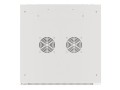 Szafa jednosekcyjna Lanberg WF01-6622-10S (22U; 1080mm / 600mm / 600 mm; wisząca; Szklane; 19''; kolor szary)