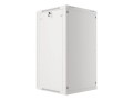 Szafa jednosekcyjna Lanberg WF01-6622-10S (22U; 1080mm / 600mm / 600 mm; wisząca; Szklane; 19''; kolor szary)