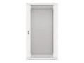 Szafa jednosekcyjna Lanberg WF01-6622-10S (22U; 1080mm / 600mm / 600 mm; wisząca; Szklane; 19''; kolor szary)