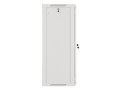 Szafa rack Lanberg WF01-6422-10S (22U; 1080mm / 600mm / 450 mm; wisząca; Szklane; 19''; kolor szary)