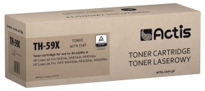 Actis TH-59X Toner (zamiennik HP CF259X; Supreme; 10000 stron; czarny). Z chipem. Zalecamy wyłączenie aktualizacji oprogramowania drukarki, nowa aktualizacja może powodować problemy z właściwym działaniem tonera