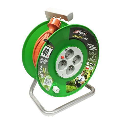AWTOOLS PRZEDŁUŻACZ BĘBEN GARDEN LINE 15m 3x1mm 10A / 2300W