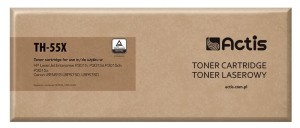 Actis TH-55X Toner (zamiennik HP 55X CE255X, Canon CRG-724H; Standard; 12500 stron; czarny)