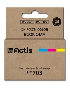 ACTIS KH-703CR Tusz (zamiennik HP 703 CD888AE; Standard; 12 ml; kolor)