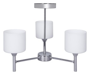 Żyrandol klasyczna lampa sufitowa wisząca Activejet MIRA Chrom potrójna 3xE27 do salonu