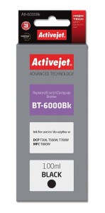Activejet AB-6000Bk Tusz Buteleczka z atramentem (zamiennik Brother BT-6000BK; Supreme; 100 ml; czarny)