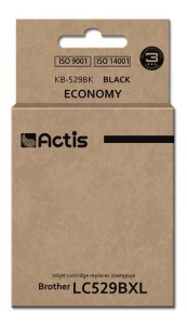 Actis KB-529Bk Tusz (zamiennik Brother LC529BK; Standard; 58 ml; czarny)