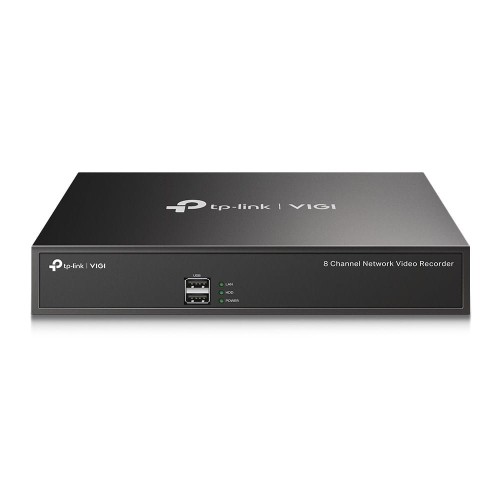 Rejestrator TP-LINK VIGI NVR1008H, Ośmiokanałowy sieciowy rejestrator wideo VIGI, 8-kanałowy podgląd na żywo: Obraz o rozdzielczości do 5 Mpx i obsługa do 8 kanałów umożliwi uchwycenie wszystkich detali z różnych perspektyw.