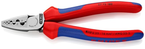 KNIPEX SZCZYPCE DO ZAGNIATANIA TULEJEK 180mm
