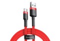 Kabel Baseus Cafule CATKLF-A09 (USB 2.0 - USB typu C ; 0,50m; kolor czerwony)