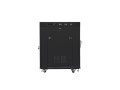 LANBERG SZAFA STOJĄCA RACK 19" 15U 600X800 DRZWI SZKLANE LCD CZARNA FF01-6815-12BL (FLAT PACK)