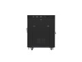 LANBERG SZAFA STOJĄCA RACK 19" 15U 800X1000 DRZWI SZKLANE LCD CZARNA FF01-8015-12BL (FLAT PACK)