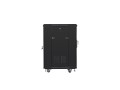 Szafa rack Lanberg FF01-6615-12B (15U; 19''; 848mm / 600mm / 600 mm; stojąca; Szklane; 800 kg; kolor czarny)