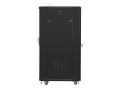 Szafa rack Lanberg FF01-6827-12B (27U; 19''; 1390mm / 600mm / 800 mm; stojąca; Pełne, Szklane; 800 kg; kolor czarny)