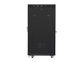 LANBERG SZAFA STOJĄCA RACK 19" 22U 800X800 DRZWI SZKLANE LCD CZARNA FF01-8822-12BL (FLAT PACK)