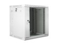 SZAFA INSTALACYJNA RACK WISZĄCA DWUSEKCYJNA 19" 12U 600X600 SZARA LANBERG (FLAT PACK)
