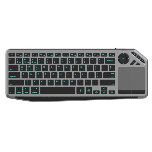 Bezprzewodowa Klawiatura Dualna BT/RF Touchpad LED RGB
