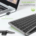 Bezprzewodowa Klawiatura Dualna BT/RF Touchpad LED RGB