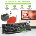 Bezprzewodowa Klawiatura Dualna BT/RF Touchpad LED RGB