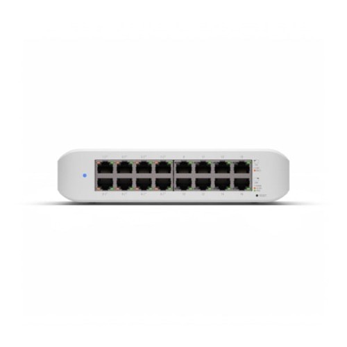 Switch Ubiquiti Lite 16 PoE 16p PoE ( PoE+: 8;) 45W Managed Gigabit