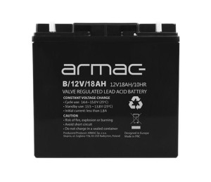 AKUMULATOR VRLA AGM 12V/18AH UNIWERSALNY ARMAC