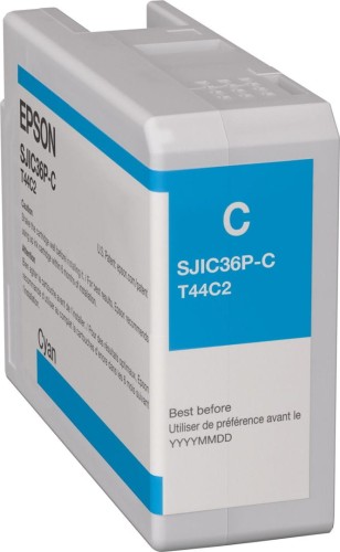 SJIC36P-C INK CARTRIDGE C6000/SERIES CYAN