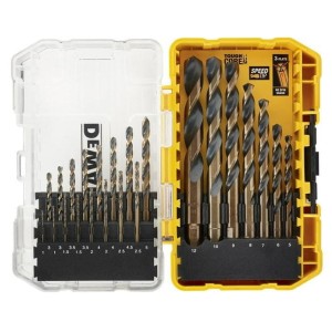 23pc black&gold zestaw wierteł