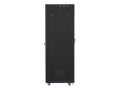 LANBERG SZAFA STOJĄCA RACK 19" 42U 800X800 DRZWI SZKLANE LCD CZARNA FF01-8842-12BL (FLAT PACK)