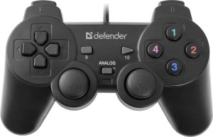 Gamepad przewodowy Defender OMEGA, efekt wibracji, USB