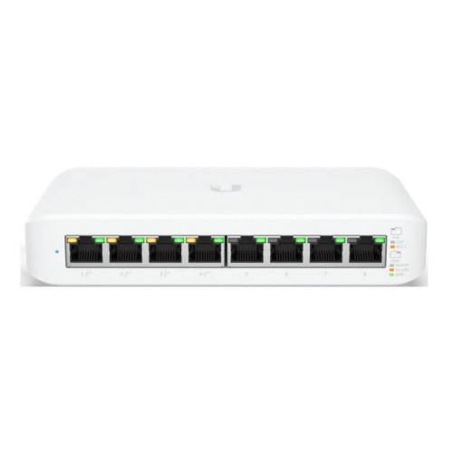 Switch zarządzalny UBIQUITI UniFi Switch Gen 2 (USW-LITE-8-POE-EU) 8x 10/100/1000Mb/s (4xPoE+)