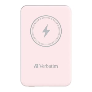Powerbank Verbatim Charge 'n' Go Magnetic Wireless 10000mAh USB-C PD 3.0 Pink