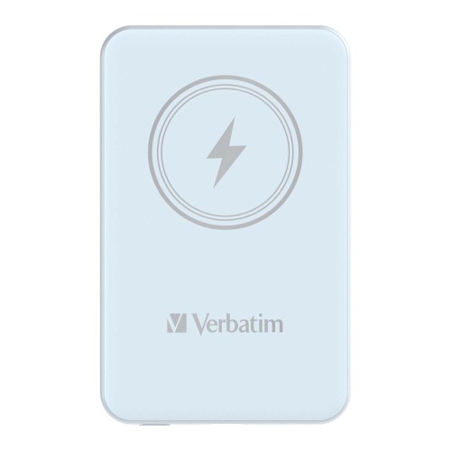Powerbank Verbatim Charge 'n' Go Magnetic Wireless 10000mAh USB-C PD 3.0 Blue