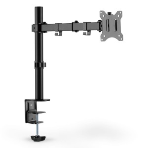 Uchwyt biurkowy pojedycz (zacisk) DIGITUS 1xLCD max. 32"max. 8kg uchylno-obrotowy 270
