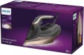 Philips | Lazurowe DST8041/80 | Żelazko parowe | 3000 W | Pojemność zbiornika na wodę 350 ml | Ciągła para 80 g/min | Wydajność silnego uderzenia pary 260 g/min | Czarny/Złoty