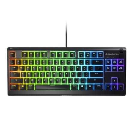 Seria SteelSeries | Klawiatura do gier | Apex 3 bez klawiatury numerycznej | | Klawiatura do gier | Przewodowe | Światło LED RGB | NORD | Ciche przełączniki