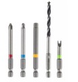 Zestaw Graphite Energy+ w walizce aluminiowej: wiertarko-wkrętarka z zdejmowanym uchwytem, 2 akumulatory 2.0Ah, ładowarka oraz 109 akcesoriów