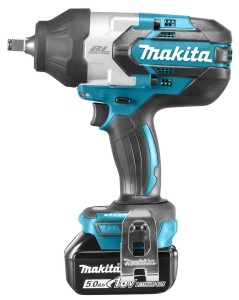 MAKITA KLUCZ UDAROWY 18V 1/2" 1000Nm 2x5,0Ah BEZSZCZOTKOWY MAKPAC DTW1002RTJ