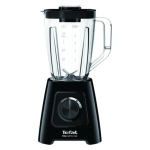 TEFAL | Blender | BL420838 BlendForce | Blat stołu | 600 W | Materiał słoika Tworzywo sztuczne | Pojemność słoika 1,25 L | Kruszenie lodu | Czarny
