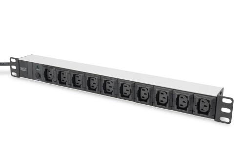 Listwa zasilająca DIGITUS 19" 1U 10 gniazd C13 2m