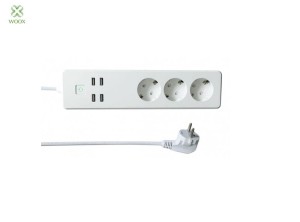 Listwa zasilająca Smart Woox Wi-Fi 3xSchuko, 4xUSB
