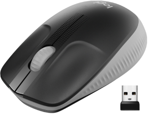 Mysz Optyczna Bezprzewodowa Logitech M190 1000DPI Mid Grey