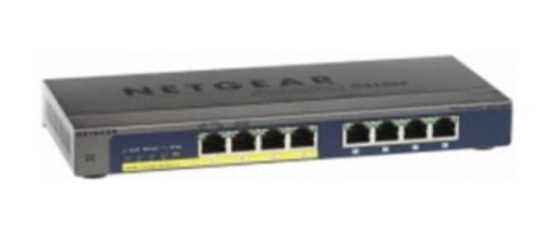 Switch Netgear GS108PP-100EUS 8p PoE 123W (PoE+: 8p) Unmanaged Gigabit