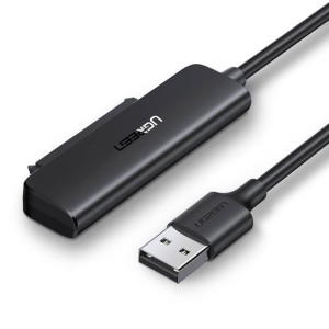 Adapter UGREEN CM321 USB do dysku SATA 2.5", 50cm (czarny)