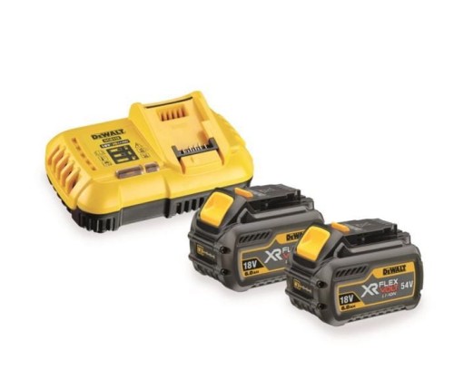 xr flexvolt szybka ładowarka 54v 18v zestaw