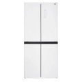 Lodówka z zamrażalnikiem dolnym Multi Door Total Full No Frost MPM-434-SBF-08 białe szkło