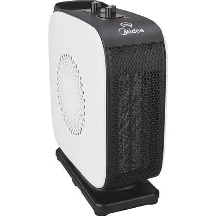 Nagrzewnica Midea Compact PTC | NTY15-19CA | Nagrzewnica wentylatorowa | 1500 W | Liczba poziomów mocy 2 | Nadaje się do pomieszczeń o powierzchni do 10 m2 | Biały/