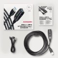 Axagon N ADR-310 USB 3.2 Gen 1 A-M -> A-F aktivni prodlu?ovaci repeater kabel kabel USB USB 3.2 Gen 1 (3.1 Gen 1) 10 m USB A Czarny