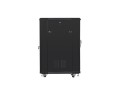 LANBERG SZAFA RACK STOJĄCA 19" 22U 600X800 DRZWI PERFOROWANE CZARNA (FLAT PACK)